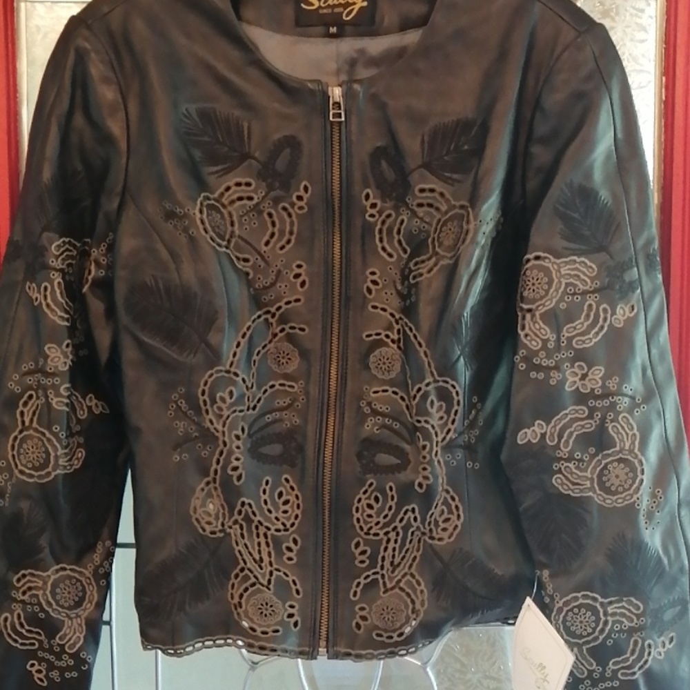 Leather women's jacket brand new